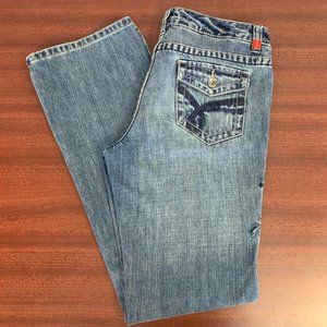 Esprit Jeans With Embroidered Flowers 100% Cotton